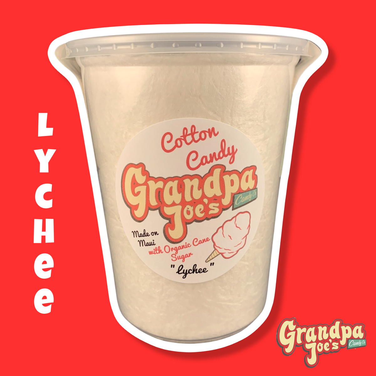 Green Apple Cotton Candy - 100% Organic Sugar – Grandpa Joe's