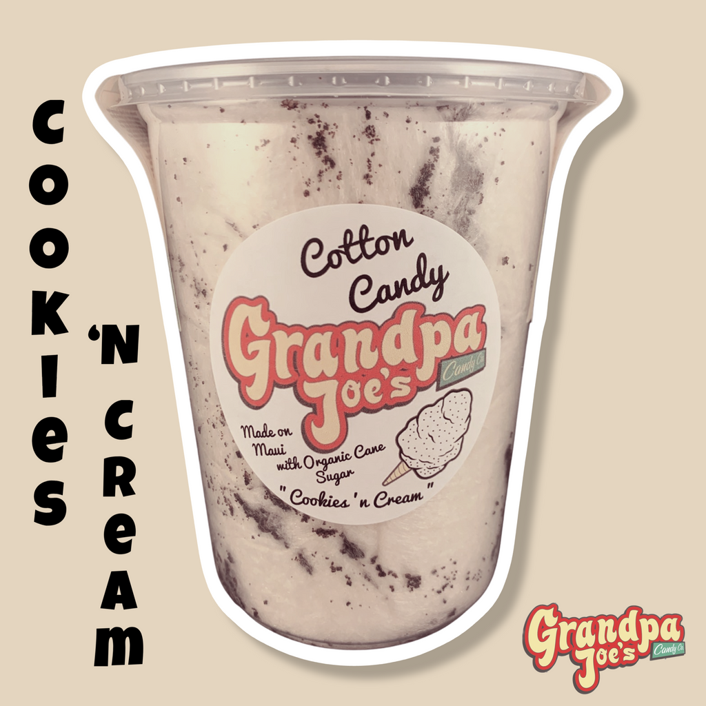 Cookies 'n Cream Cotton Candy | 100% Organic Sugar