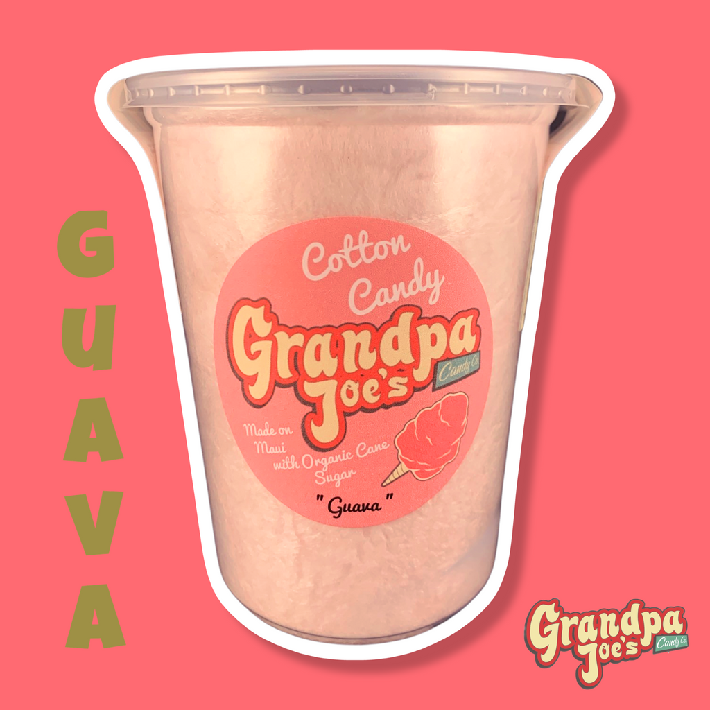 Guava Cotton Candy - 100% Organic Sugar Cotton Candy