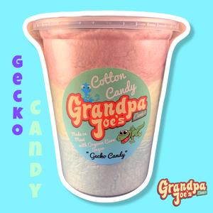 Gecko Candy Cotton Candy - 100% Organic Sugar