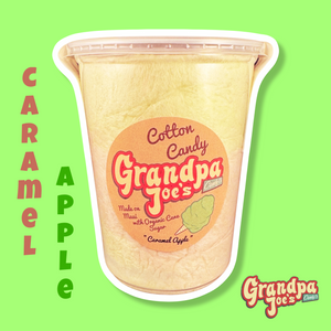 Caramel Apple Cotton Candy | 100% Organic Sugar