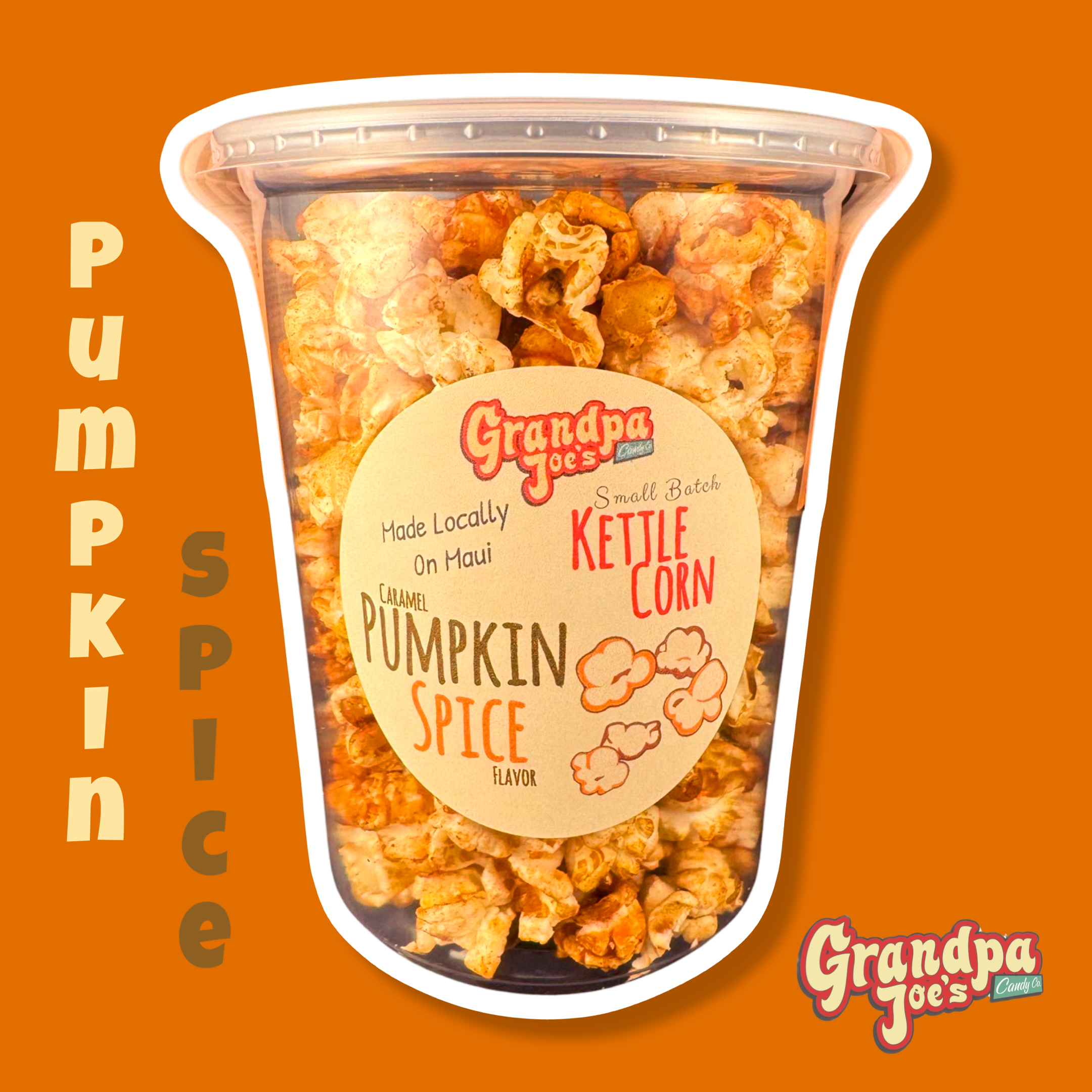 Caramel Pumpkin Spice Kettle Corn