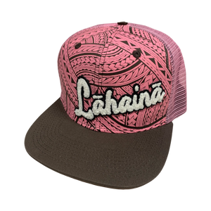 LĀHAINĀ Fundraiser Hat - Maui Pink and Brown